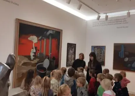 NÁVŠTĚVA GALERIE MODERNÍHO UMĚNÍ