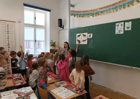 PŘEDŠKOLÁCI NA NÁVŠTĚVĚ V 1. TŘÍDĚ