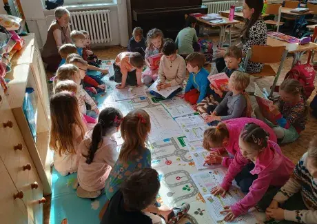 PŘEDŠKOLÁCI NA NÁVŠTĚVĚ V 1. TŘÍDĚ